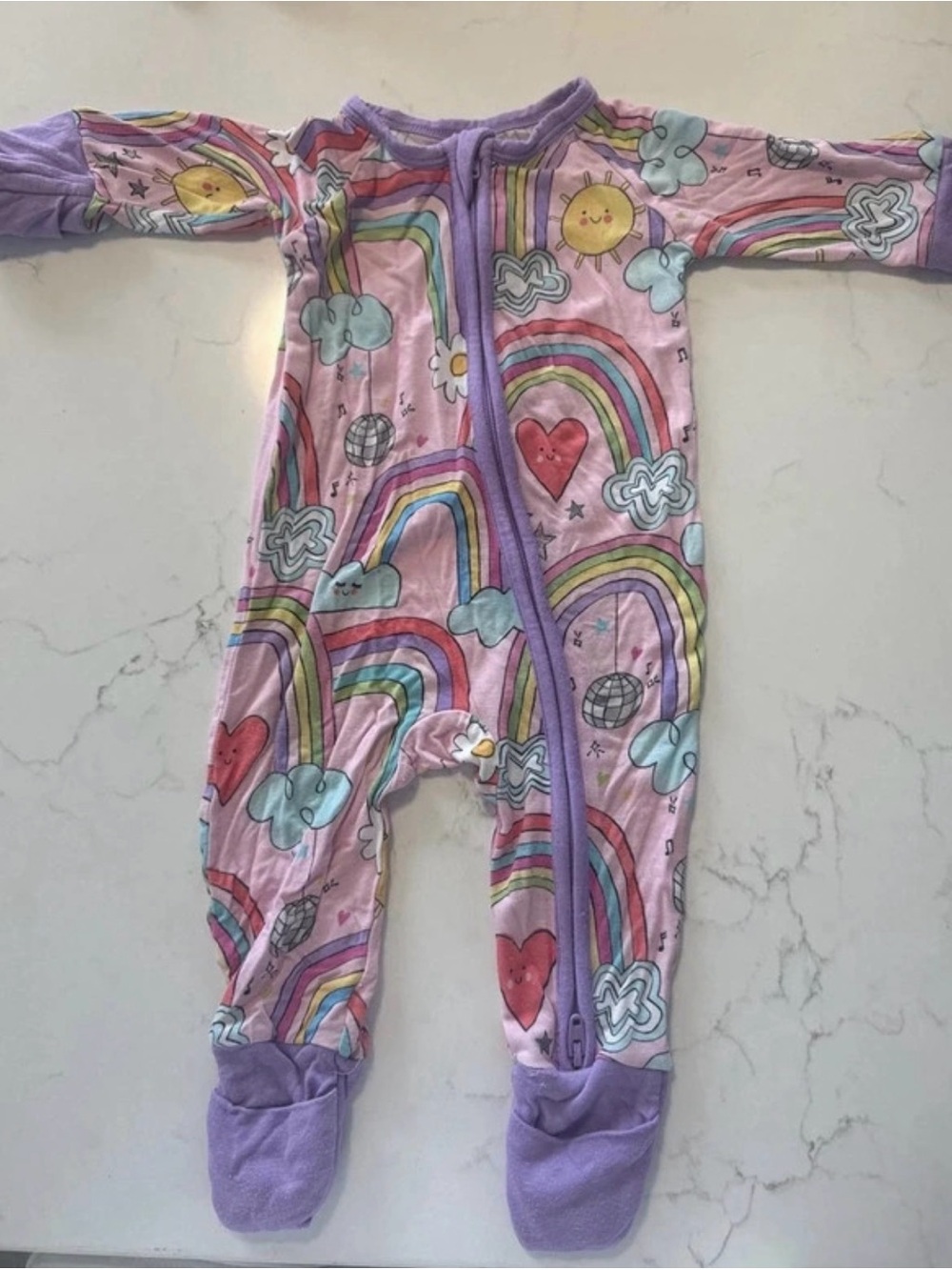 Little sleepies disco rainbow